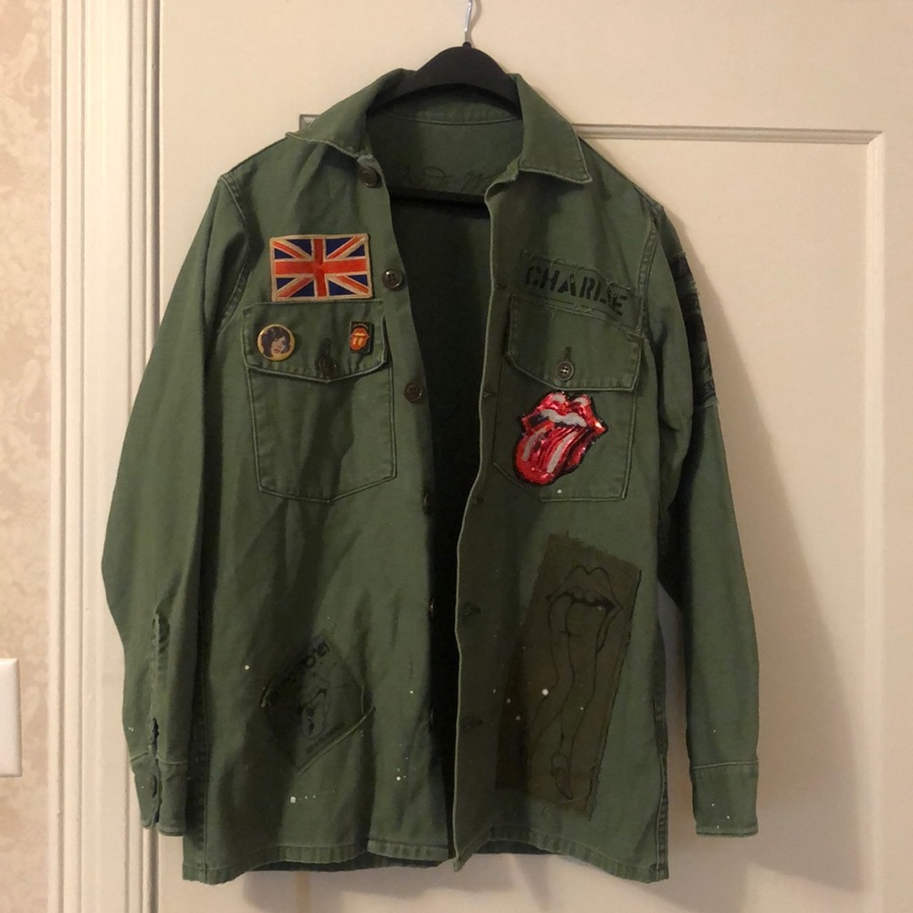 Made Worn Rolling Stones Sequin Jacket
